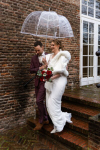 Trouwen in kerstsferen bij kasteel Maurick Vugt- JJ Love Fotografe- Trouwfotograaf Tilburg