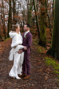 Trouwen in kerstsferen bij kasteel Maurick Vugt- JJ Love Fotografe- Trouwfotograaf Tilburg