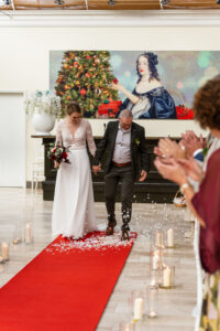 Trouwen in kerstsferen bij kasteel Maurick Vugt- JJ Love Fotografe- Trouwfotograaf Tilburg